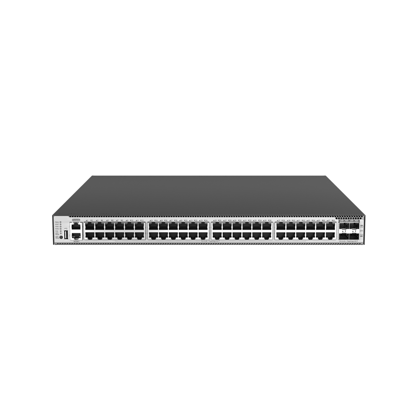 NSComm S5760C-48GT4XS-HP-X 48x1G (PoE+) & 4x10G SFP+ L3 PoE Aggregation Switch