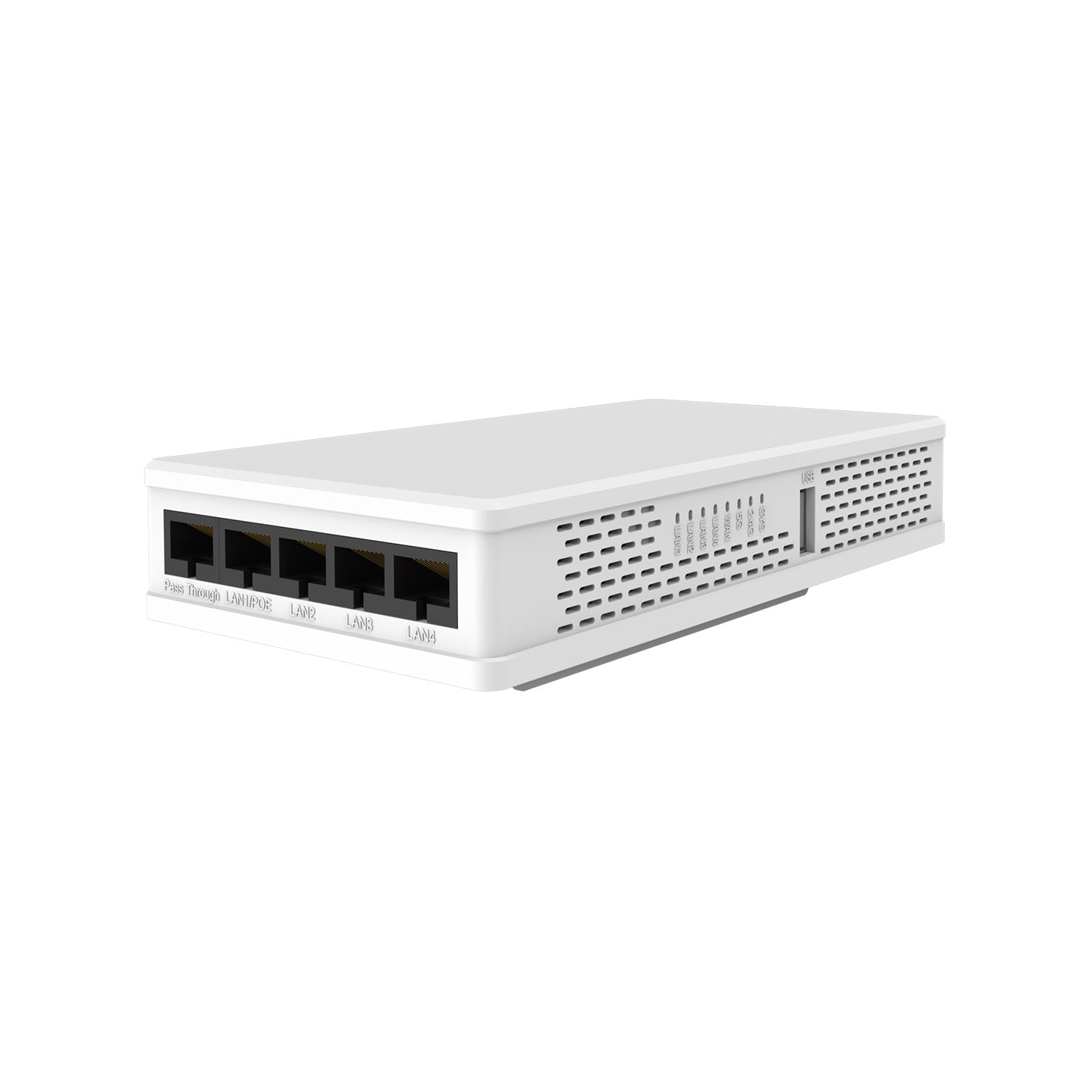 NSComm FAP655P WiFi 6 AX3000 Dual-Band In-Wall Access Point with PoE Out and 4xLAN