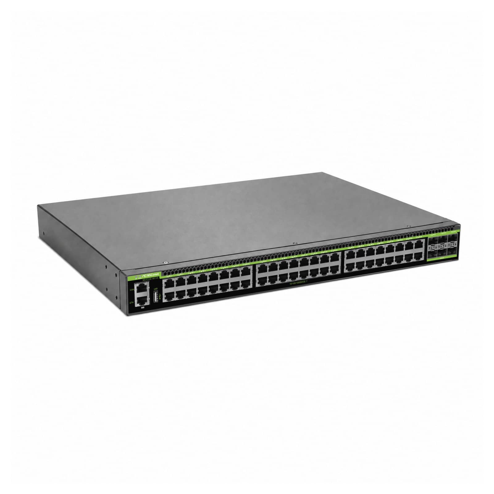 NSComm E530-48P6Y 48-Port PoE+ Campus Access Switch with 25G Uplinks