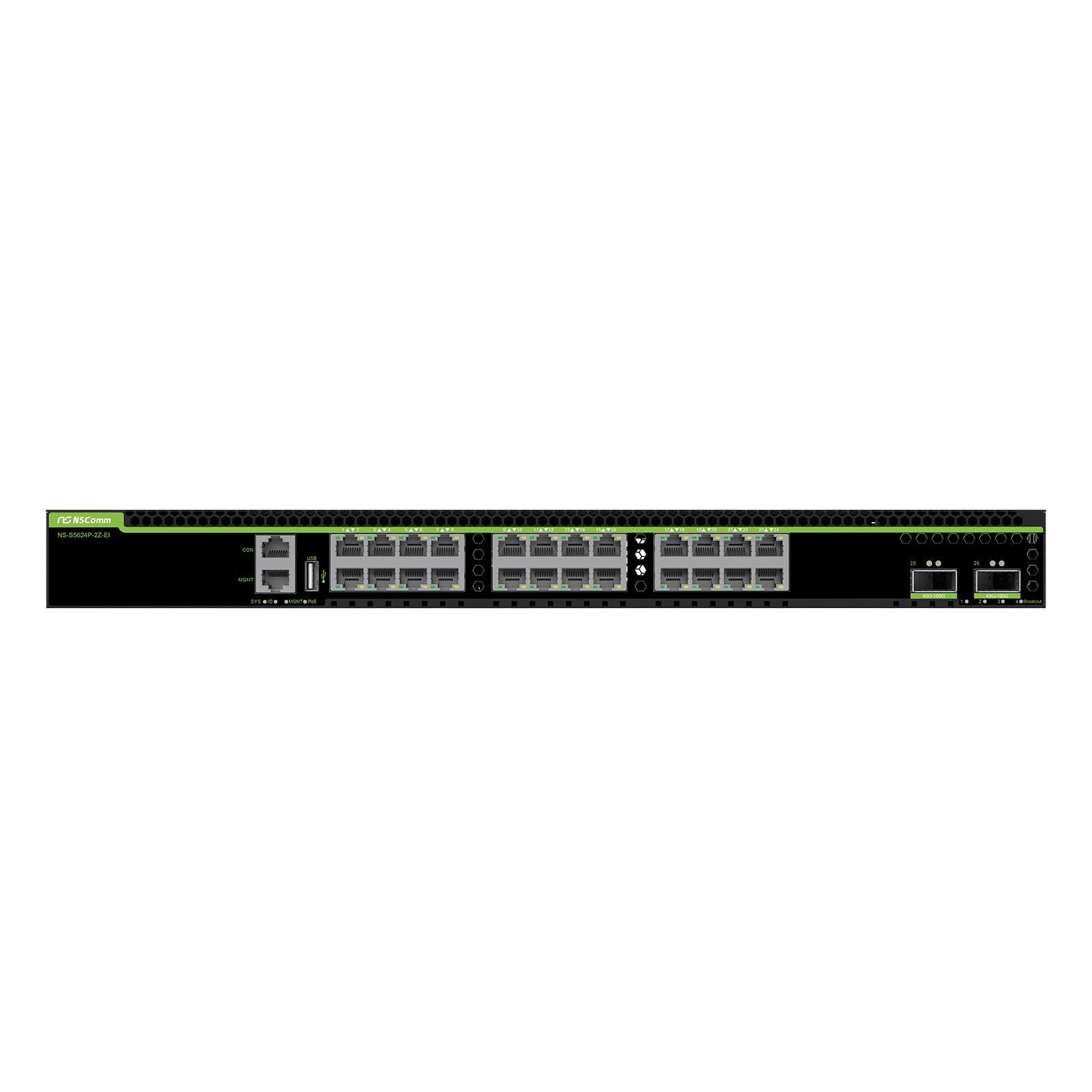 NSComm S5624P-2Z-EI 24 x 100M/1G/2.5G/5G/10G PoE++ Base-T L3 Managed Switch