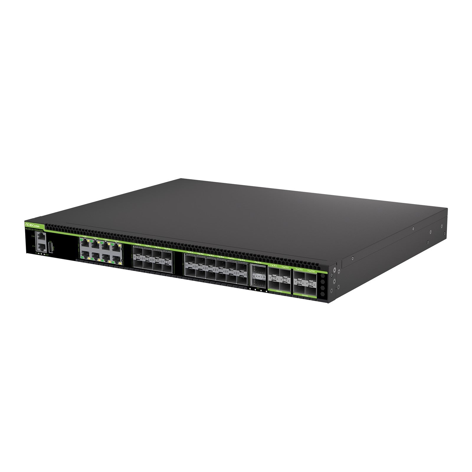 NSComm S5612X-16G8N2Q-EI 12 x 10GE SFP+ + 8 x GE RJ45 + 8 x GE SFP + 8 x 25GE SFP28 L2/L3 Managed Switch