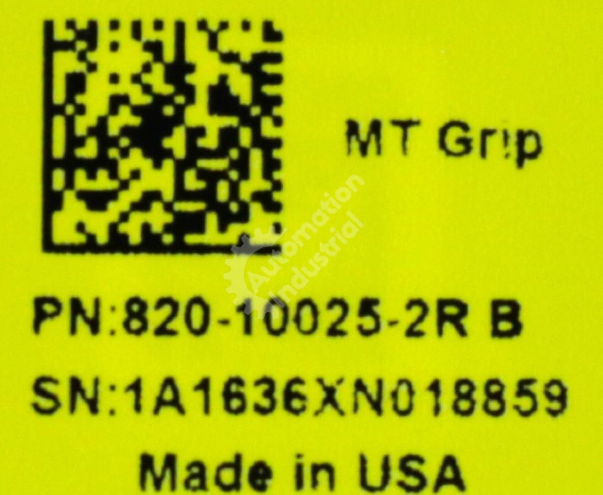 DMA-GRIP-01 By Cognex 820-10025-2R Pistol Grip Accessory MX-1000 Series NSFP