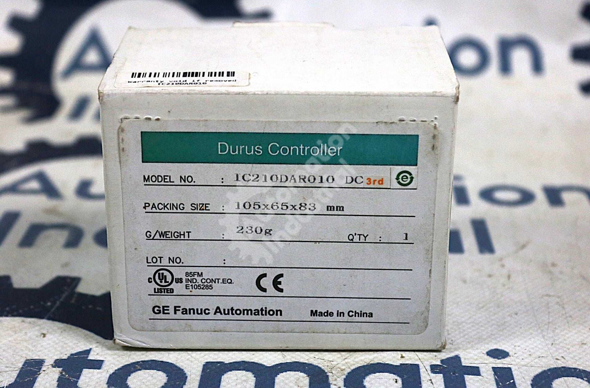 IC210DAR010 By GE Fanuc 100-240VAC 6 Input 4 Relay Output Durus Controller NSFP