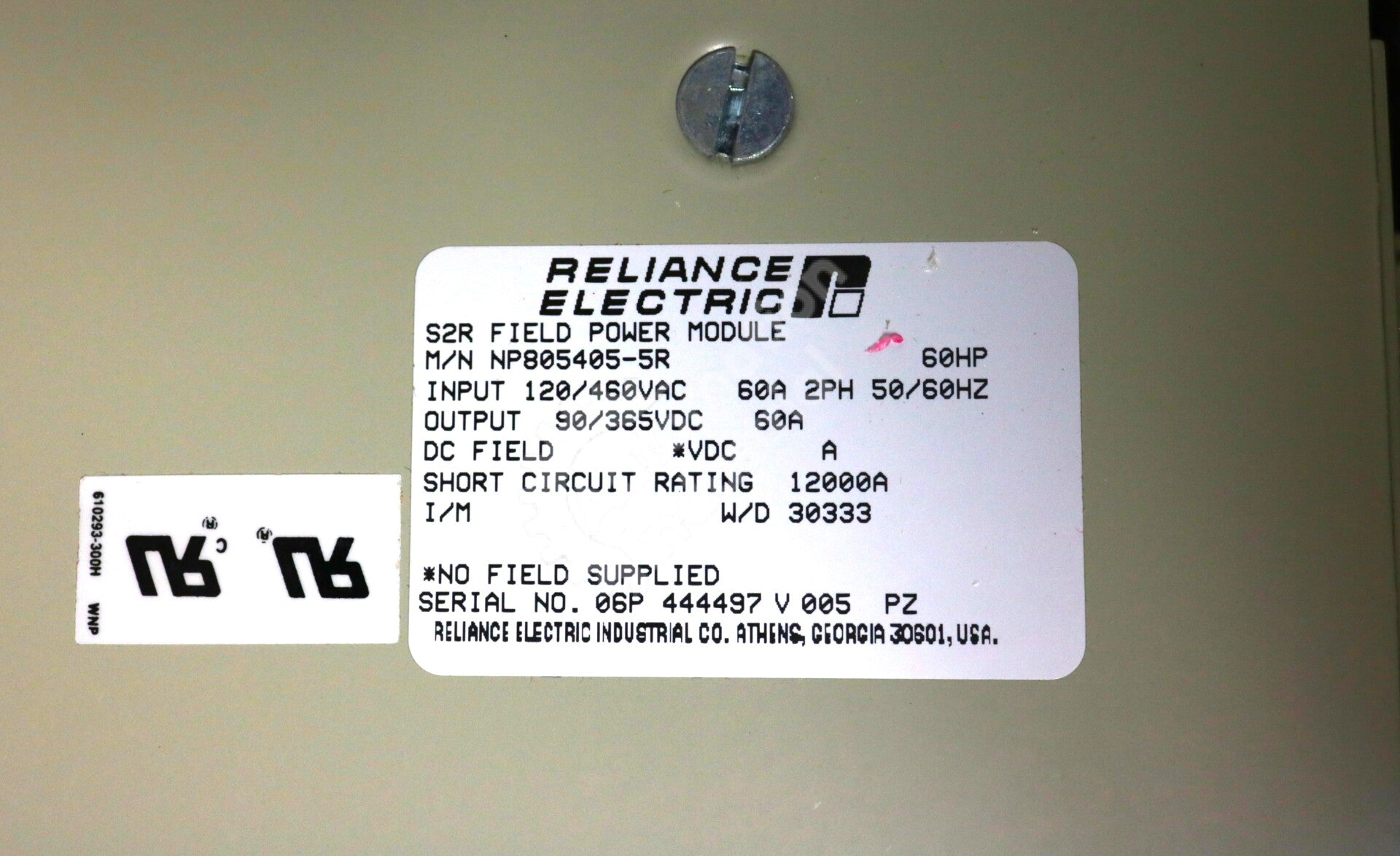 805405-5R By Reliance 2HP 120-460VAC 90-365VDC SF3000 Field Power Module NSFP