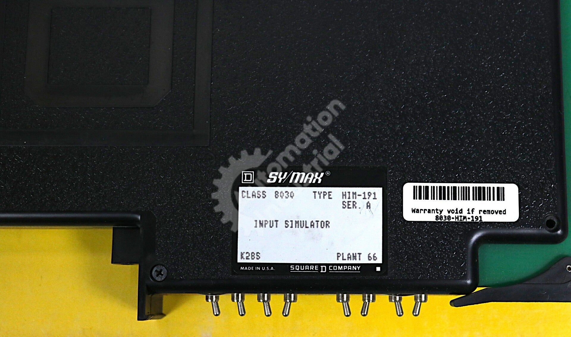 HIM-191 By Square D Sy/Max Class 8030 Simulator 8 Function Input Module NSFP