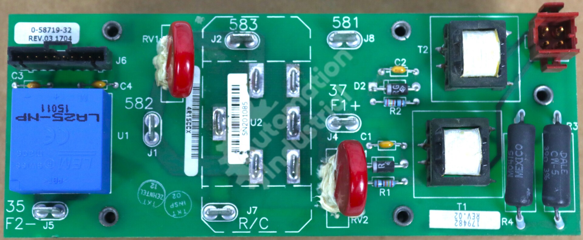 0-58719-32 By Reliance 707973-10T 911FK0151 Field Supply Board Assembly NSNB