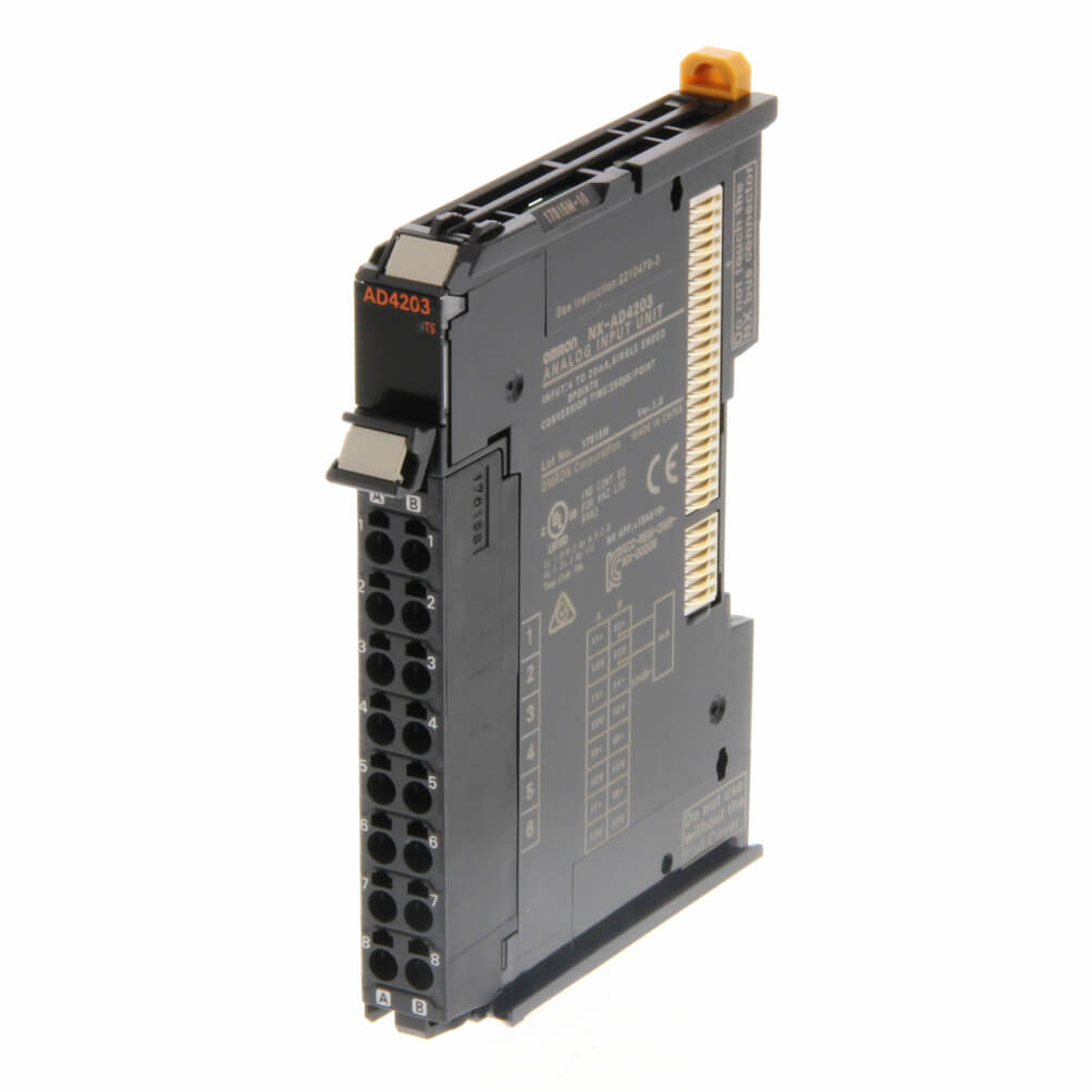 NX-AD4203 | Omron 8-Channel 4–20 mA Analog Input Module for NX I/O Systems
