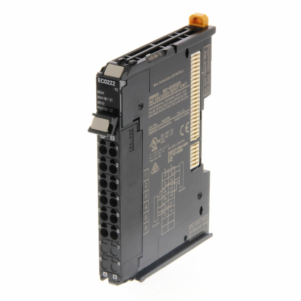 NX-EC0222 | Omron NX Series Incremental Encoder Input Module, 2-Channel, 500 kHz