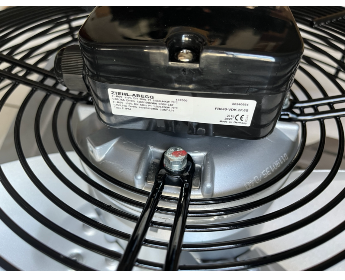 FB040-VDK.2F.6S  ZIEHL-ABEGG Axial Fan 400V 0.32/0.23kW 0.23/0.11A 1350/1050rpm