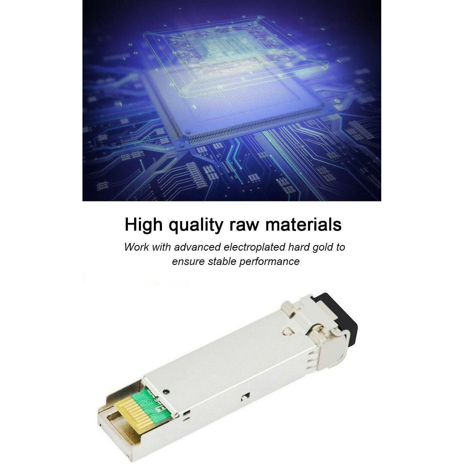 New GLC-LH-SM Cisco Compatible 1000Base-LX 10KM SFP Transceiver module SMF-FoxTI