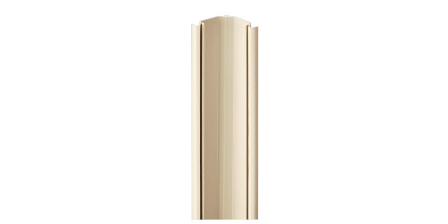 Office Furniture Corner Raceway Base, Office beige, 6 ft.