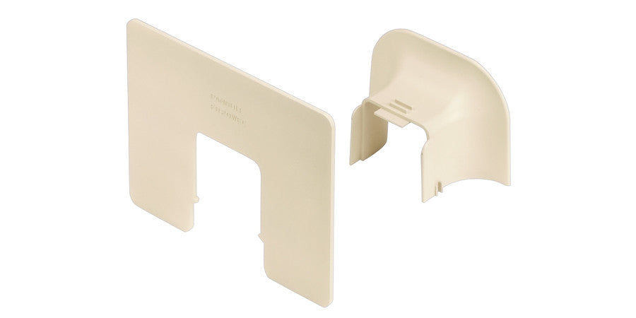 Office Furniture Raceway Wall Entrance Fitting, Medium tone