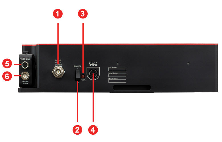 TH-OM6N-M - Fast Laser Power Modulator, 700 - 1100 nm, >250:1 Contrast, M4 Taps