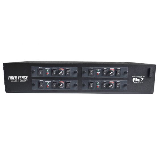 Fiber Fence Zone Control Unit 2RU Rack Mount Swing Out