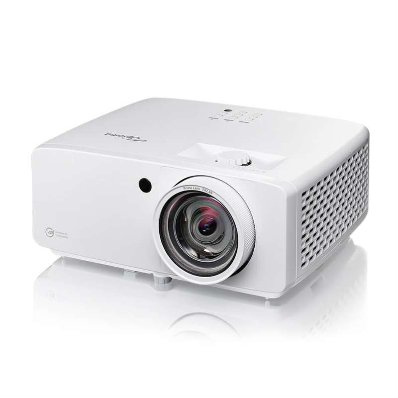 Optoma ZK521ST Compact 4K UHD 5,000 Lumen Short Throw Laser Business and Education Projector