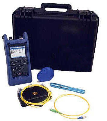 SM OTDR with Pulse Box, VFL, Connector Cleaner & Hard Case