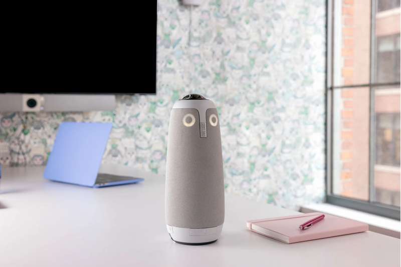 Owl Labs Meeting Owl 3 Premium Pack: Smart Conference Camera, Table Stand, USB cable & Owl Care