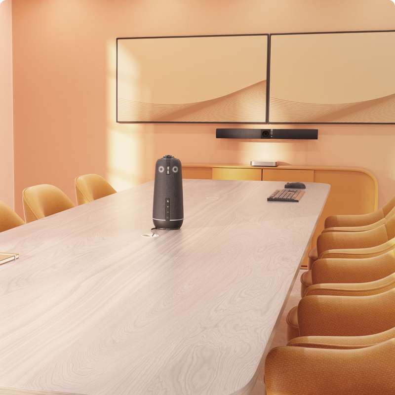 Owl Labs Meeting Owl 4+ 4K 360-Degree Smart Video Conference Camera, TAA Compliant