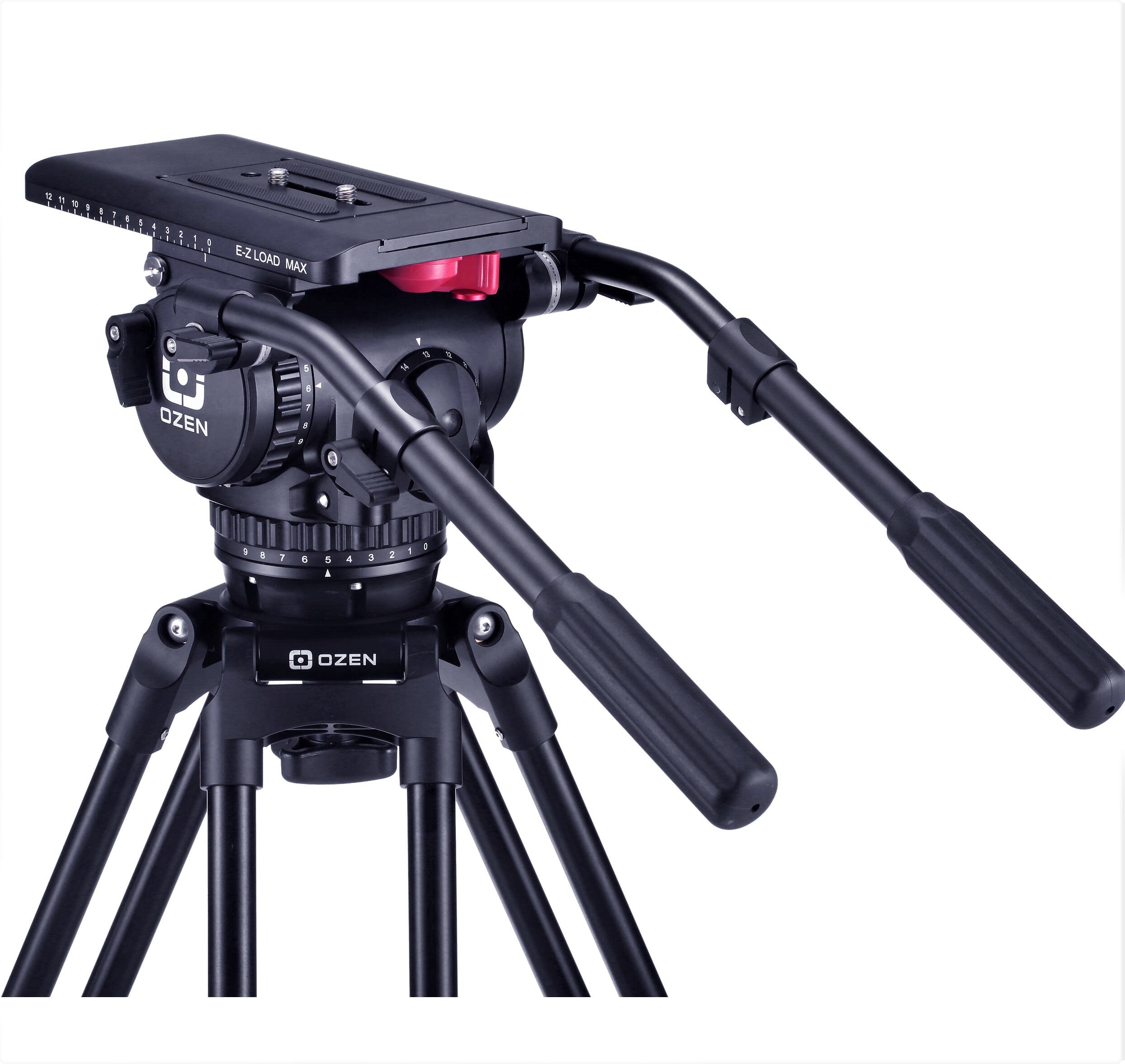 OZEN 18AL2HDM 100mm AGILE 18M E-Z LOAD MAX Tripod System