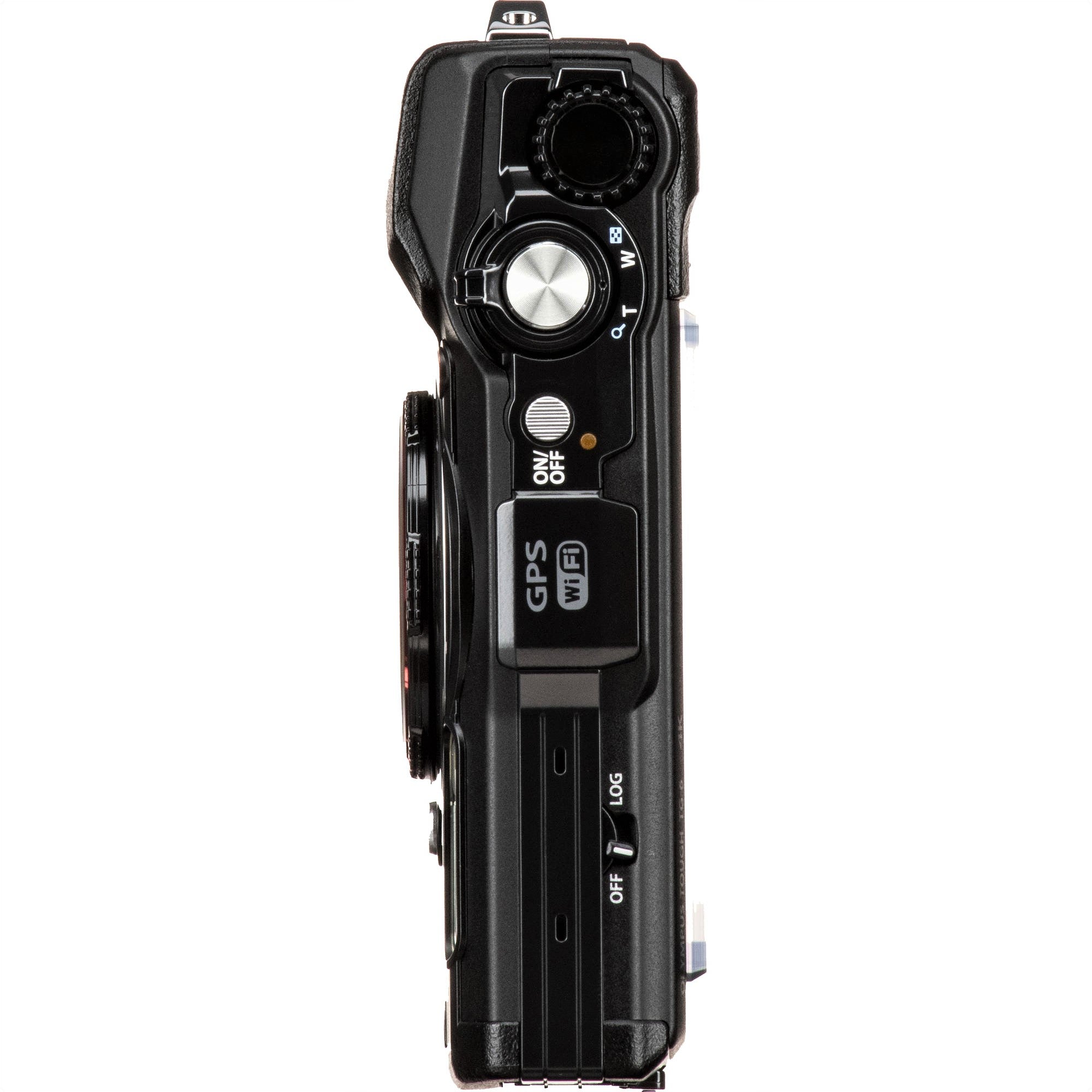 Olympus Tough TG-6 Compact Digital Camera (Black & Red)