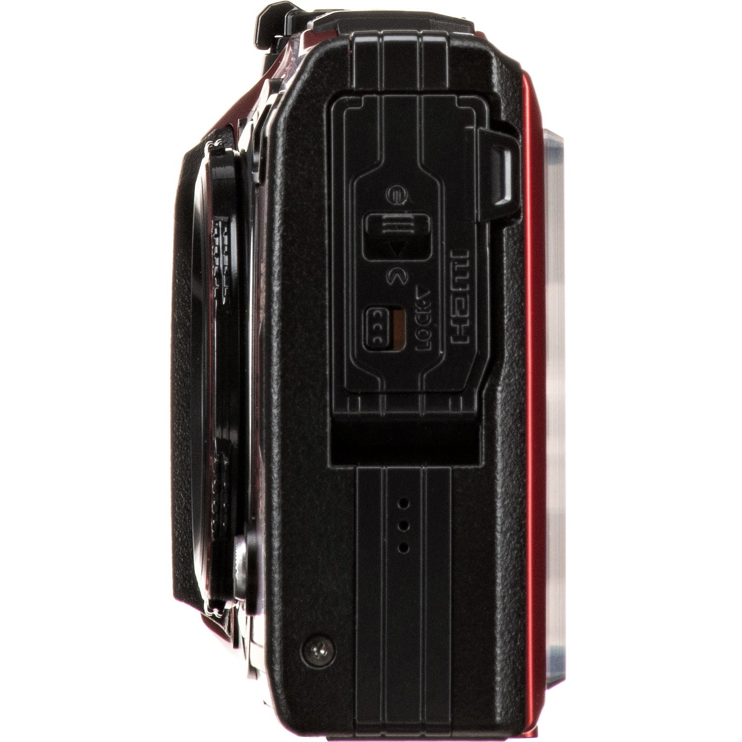 Olympus Tough TG-6 Compact Digital Camera (Black & Red)