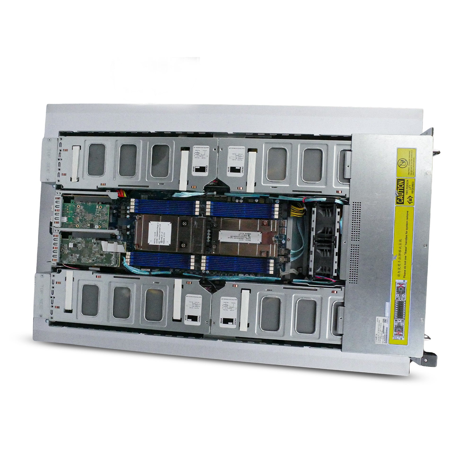 Gigabyte G292-Z44 2U 8-GPU Barebones Server Dual AMD EPYC 7H12 64-Core 16x DDR4 DIMM 8x 2.5" Bay Refurbished