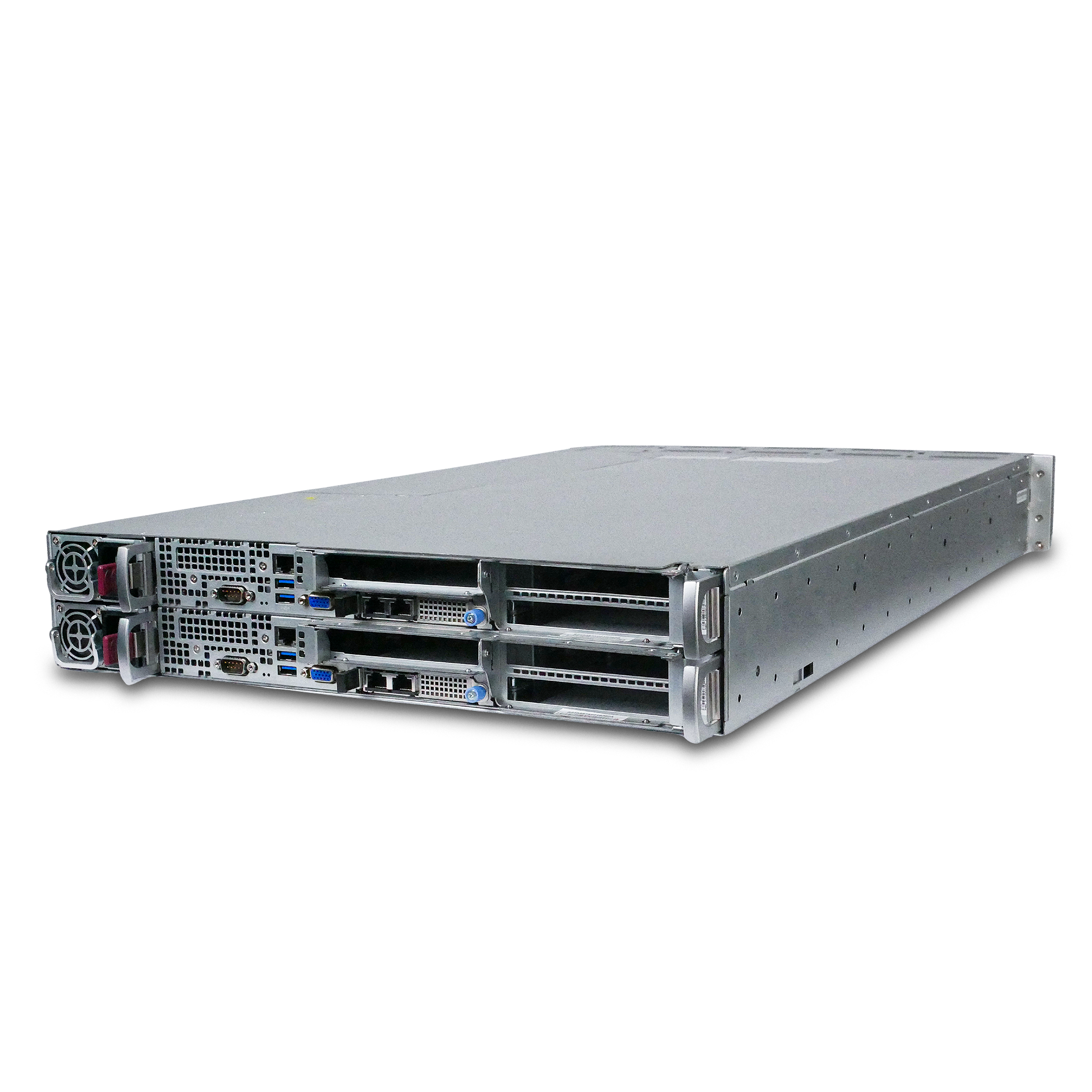 Supermicro AS-2114GT-DNR 2U 2-Node GPU Server 2x AMD EPYC 7352 24-Core 16x DDR4 DIMM 4x NVMe Bay 2x2600W X710-Cx5 Refurbished