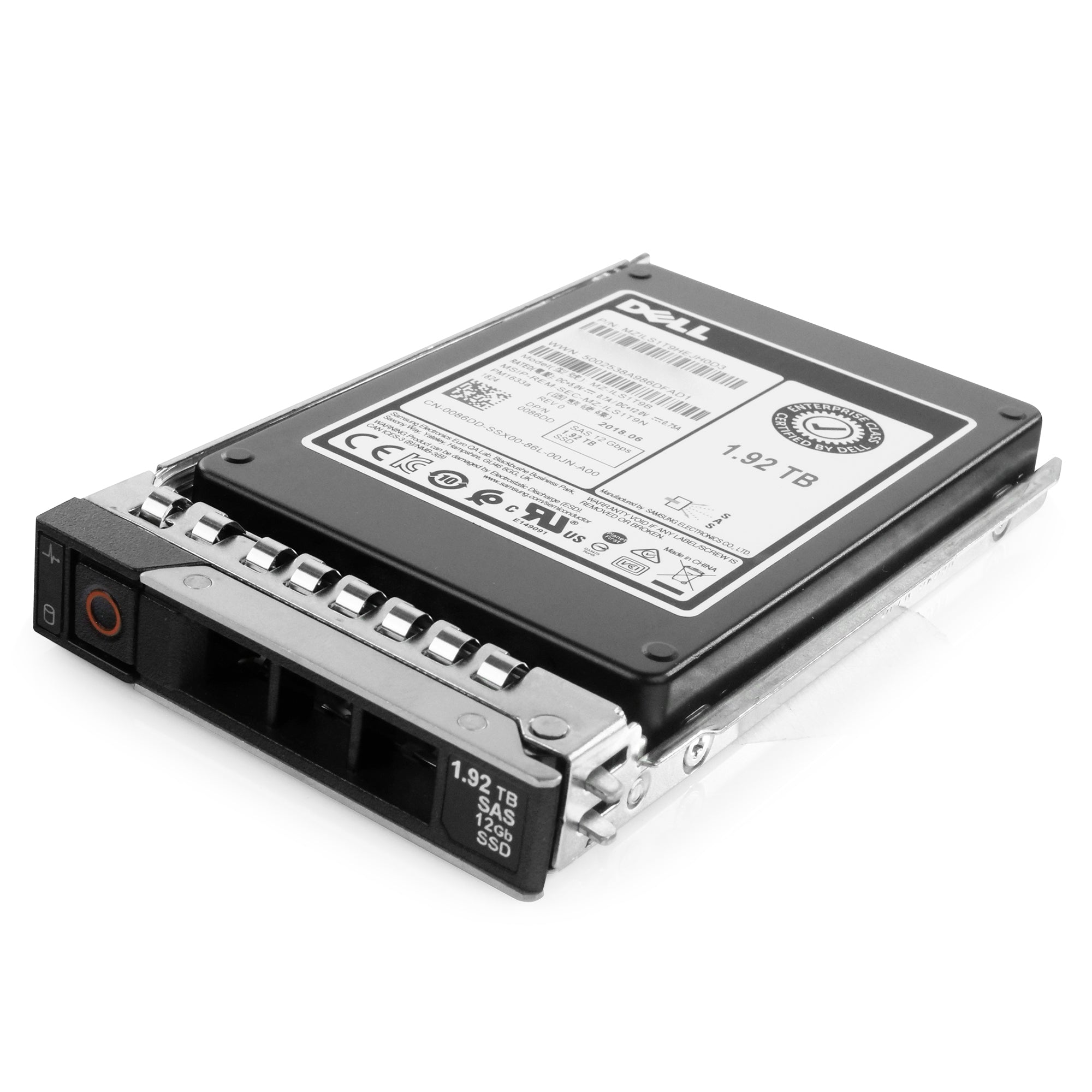 Dell G14 N0MYJ 1.92TB 1 DWPD SAS 12Gb/s 3D TLC V-NAND 2.5in Refurbished SSD