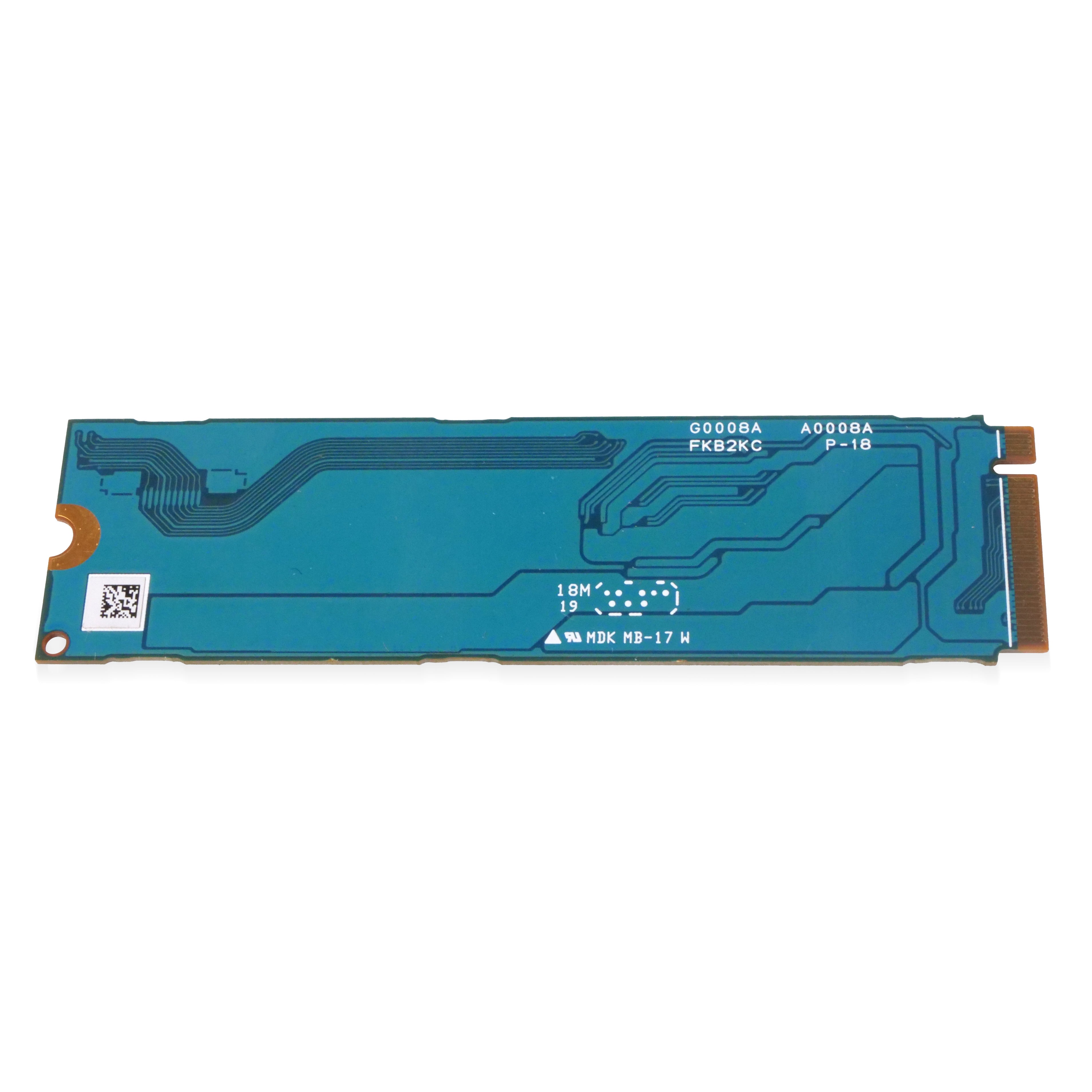 Kioxia XG6 KXG60ZNV256G 256GB 0.5 DWPD PCIe Gen 3.0 x4 4GB/s 3D TLC NVMe M.2 2280 Refurbished SSD