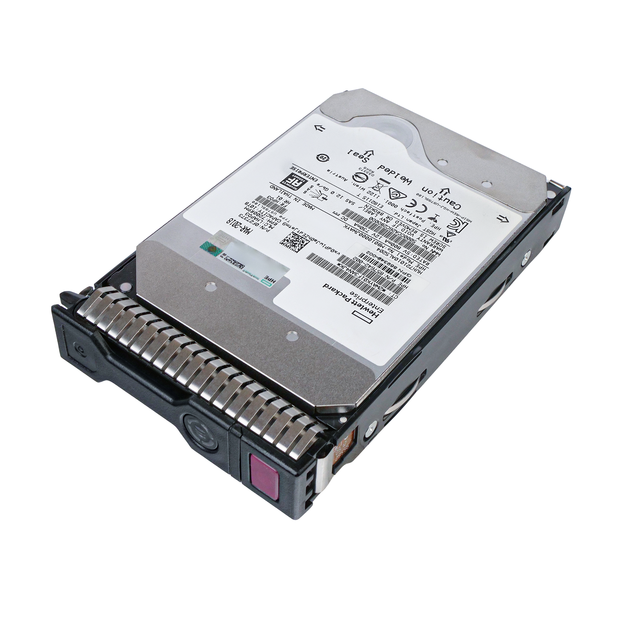 HP Generation 8 P53556-B21 10TB 7.2K RPM SAS 12Gb/s 512e 256MB 3.5in Refurbished HDD