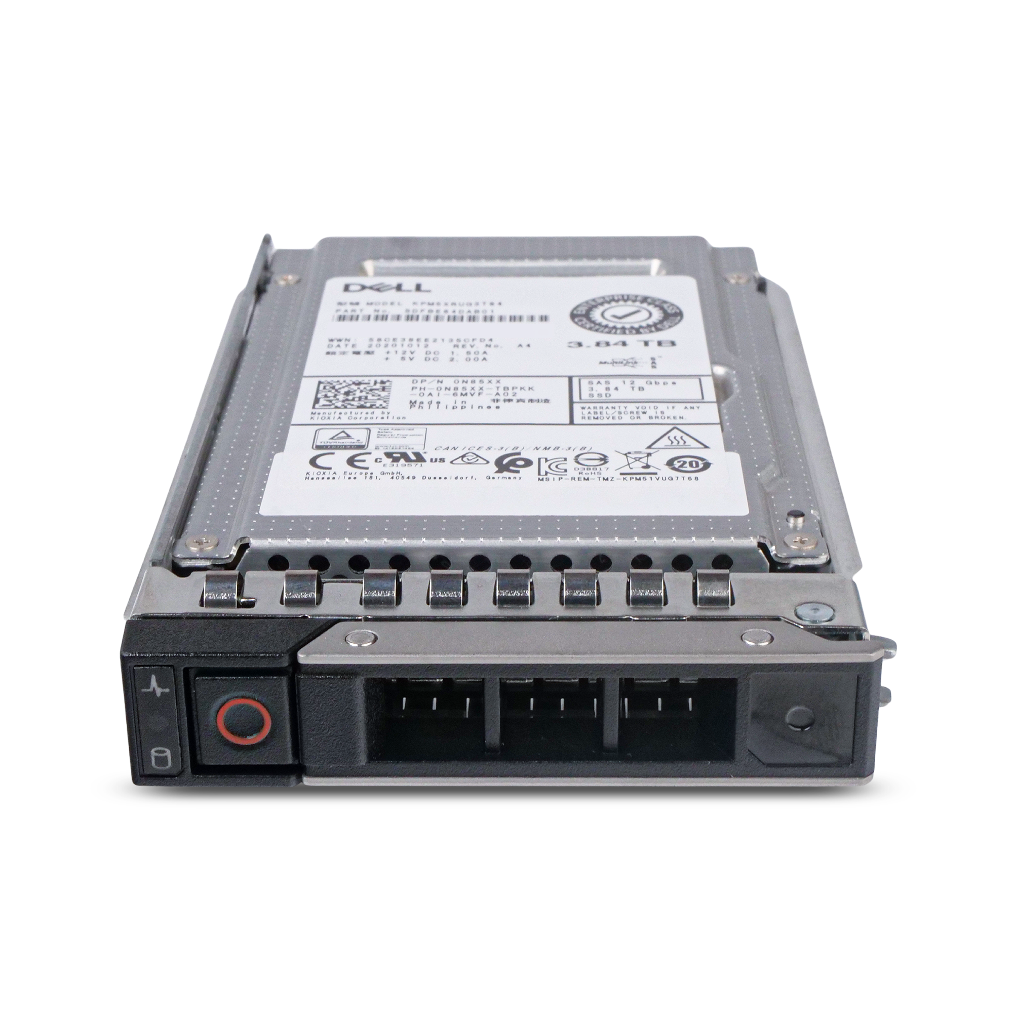 Dell G14 YW17N 3.84TB 1 DWPD SAS 12Gb/s Read Intensive 3D TLC 2.5in SSD