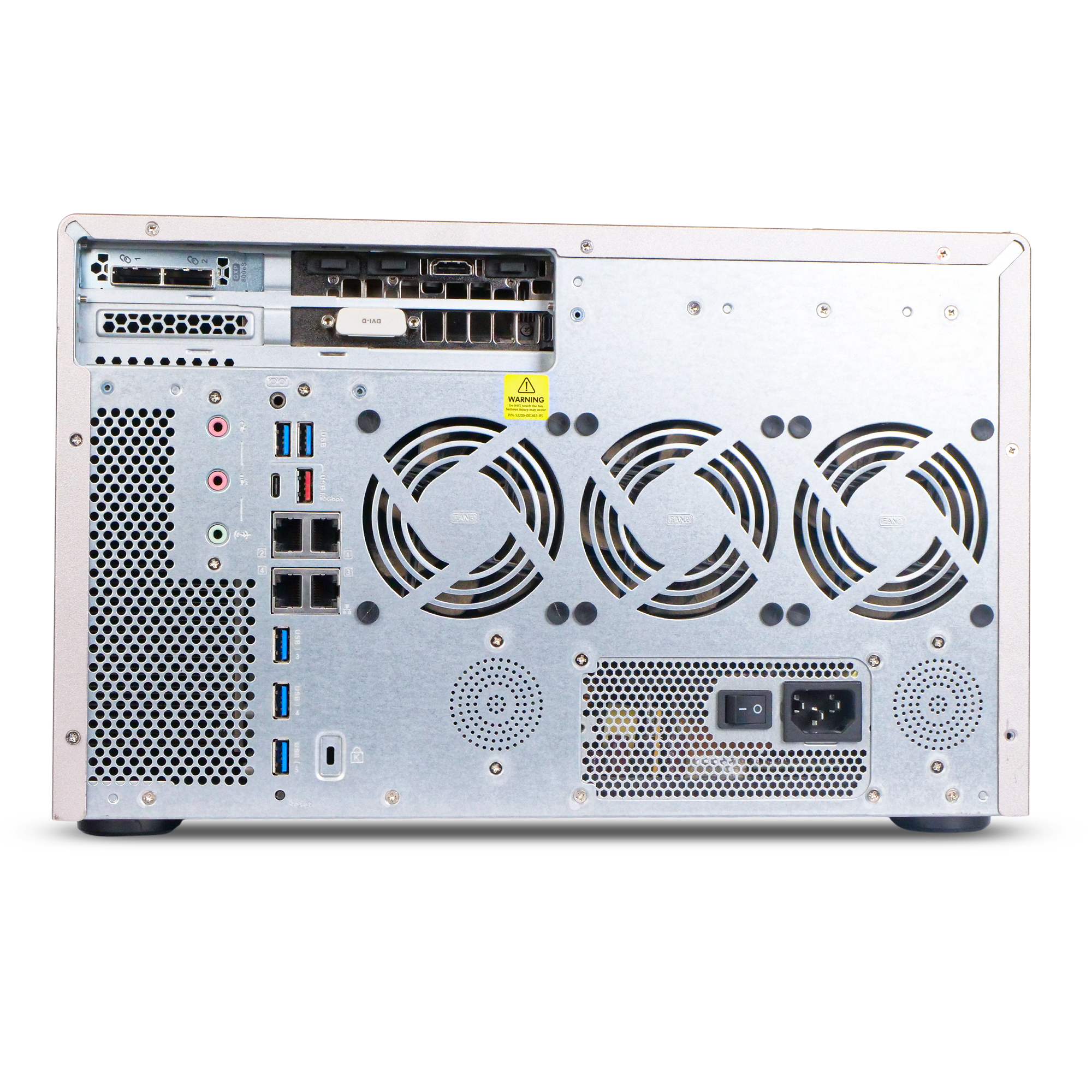 QNAP TS-1277 Ryzen 7 1700 64GB DDR4 GTX 1060 3GB QXP-800eS-A1164 8x 3.5" + 4x 2.5" Bay GPU-Accelerated Refurbished NAS