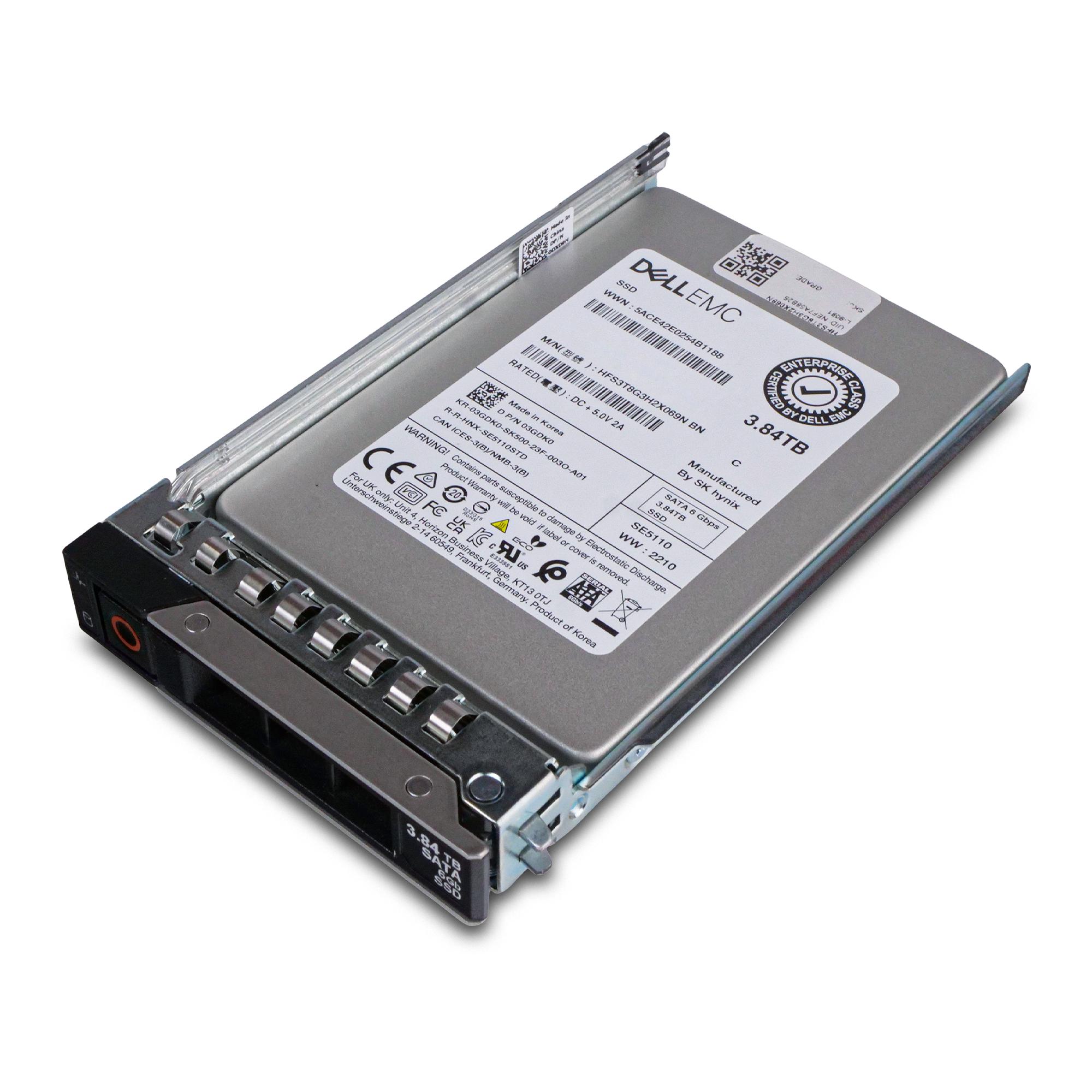 Dell G14 CHF46 3.84TB 1 DWPD SATA 6Gb/s 3D TLC 2.5in Refurbished SSD