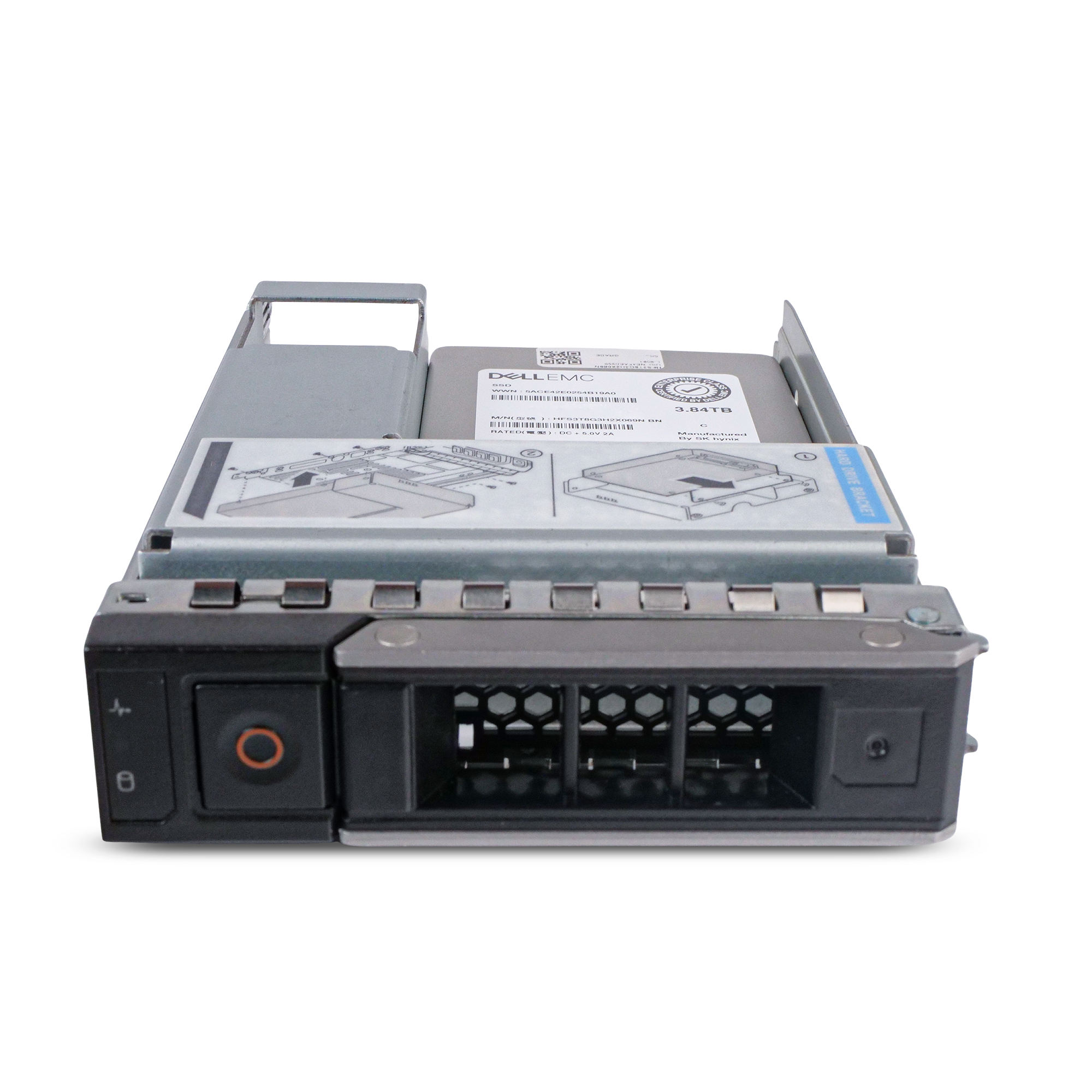 Dell G14 03GDK0 3.84TB 1 DWPD SATA 6Gb/s 3D TLC Hybrid 3.5in Read Intensive Refurbished SSD