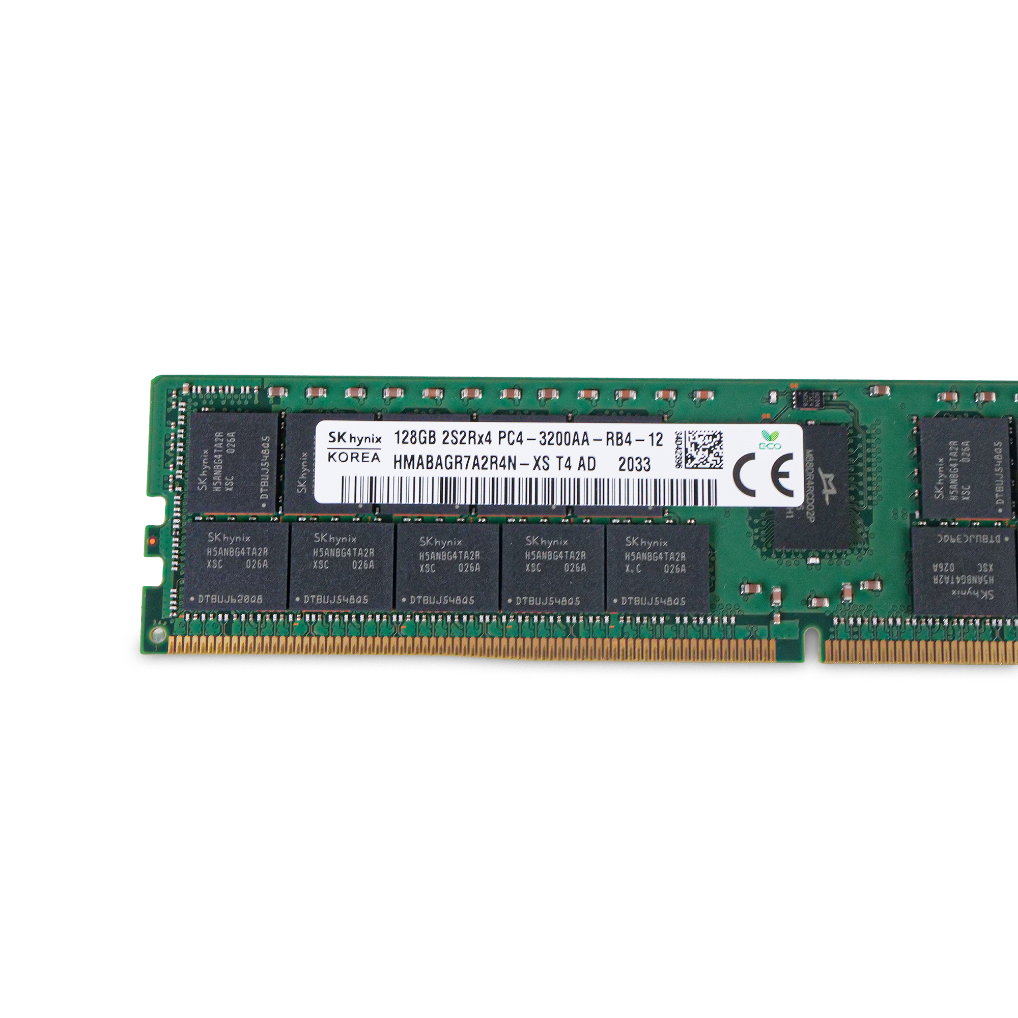 SK Hynix HMABAGR7A2R4N-XS 128GB DDR4 3200MHz 2S2Rx4 RDIMM ECC Server RAM (PC4-3200AA) Refurbished
