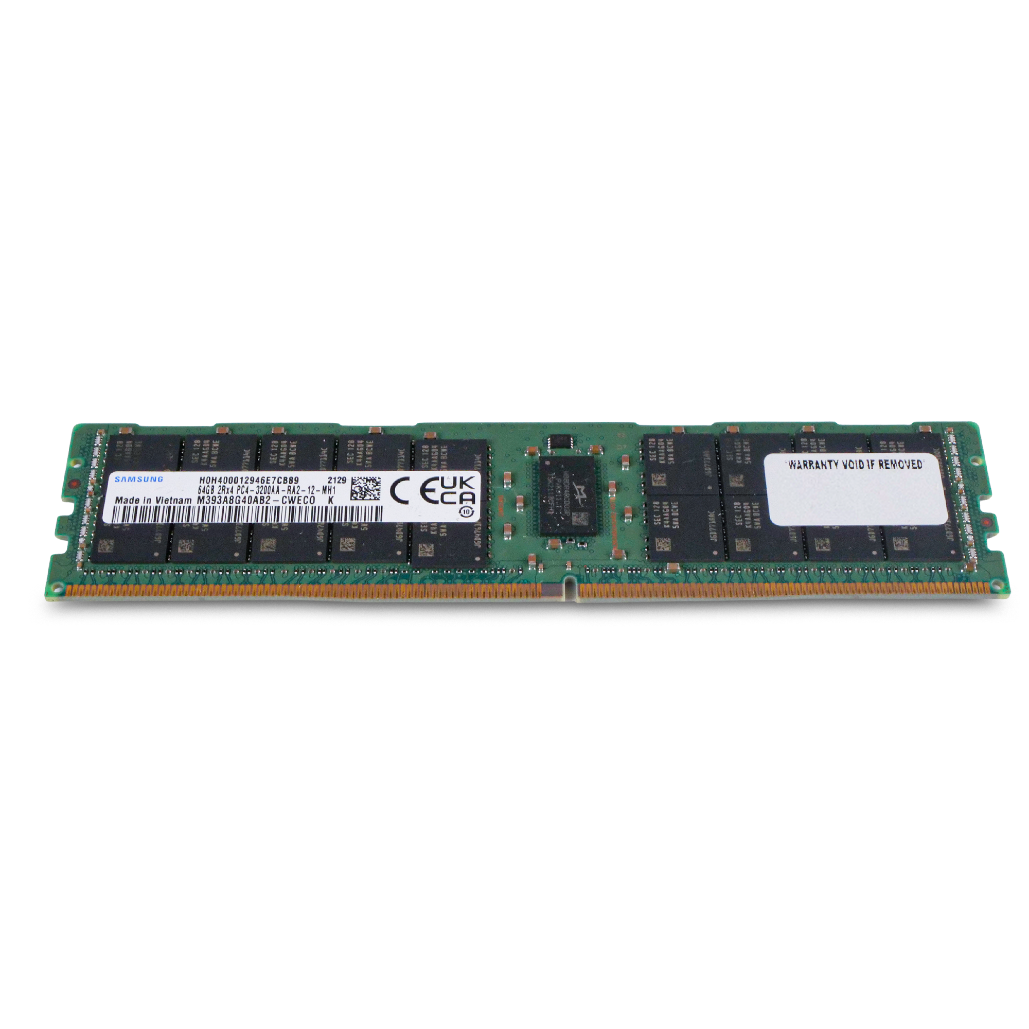 Samsung M393A8G40AB2-CWECO 64GB DDR4 3200MHz 2Rx4 RDIMM ECC Server RAM (PC4-3200AA) Refurbished
