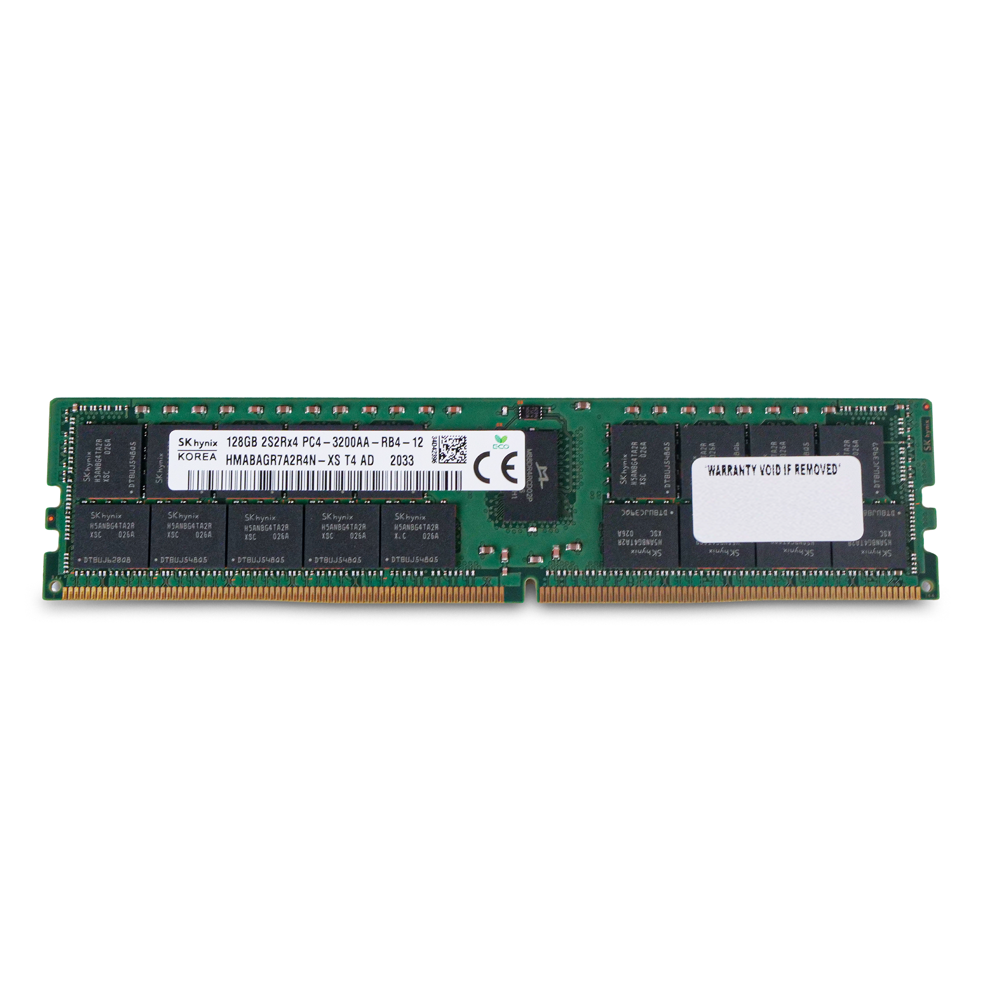 SK Hynix HMABAGR7A2R4N-XS 128GB DDR4 3200MHz 2S2Rx4 RDIMM ECC Server RAM (PC4-3200AA) Refurbished