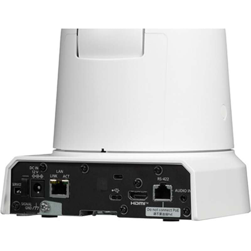 Panasonic 4K PTZ Camera with 24xOptical Zoom, Auto Tracking & NDI|HX (White)