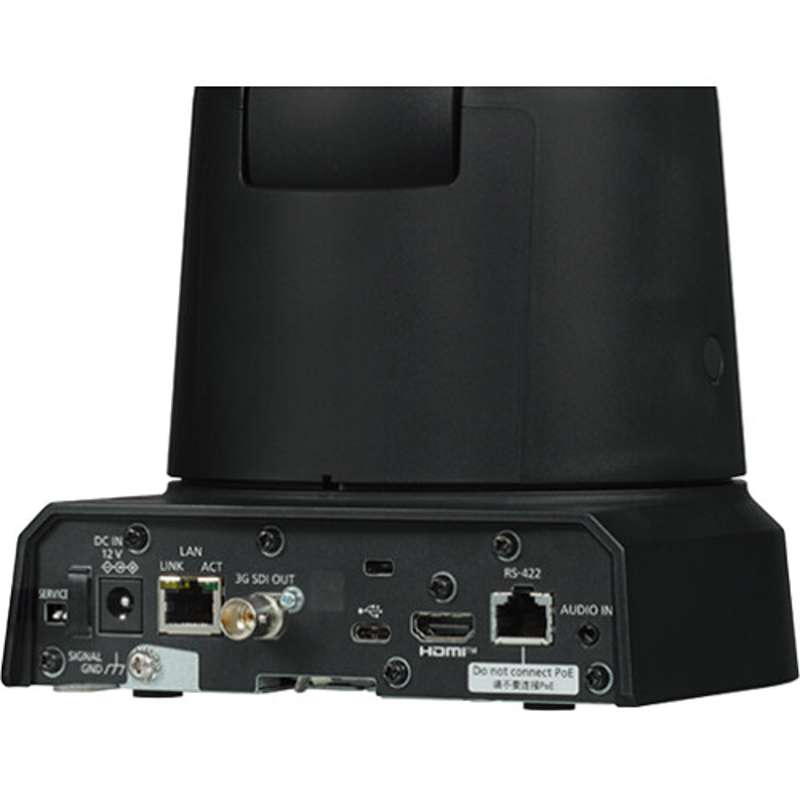 Panasonic 4K PTZ Camera with 24x Optical Zoom, 3G-SDI/HDMI, Auto Tracking & NDI|HX (Black)