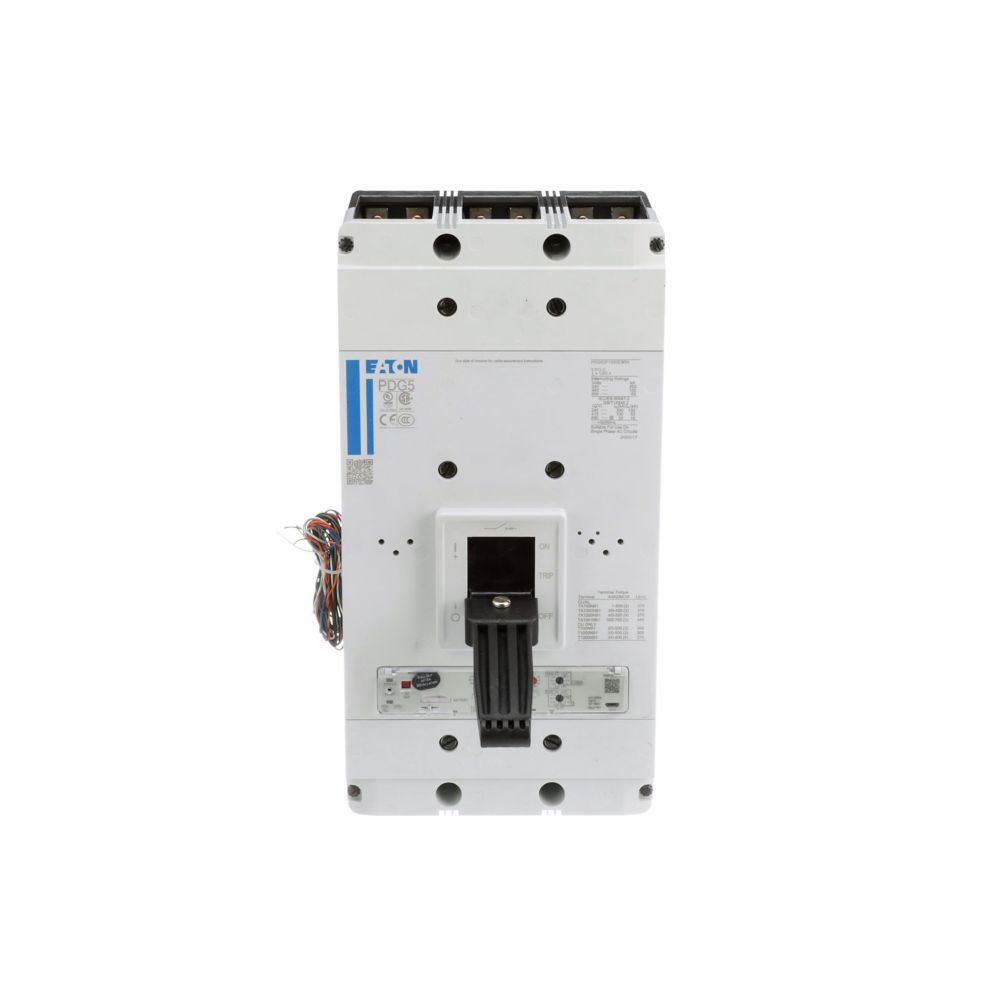 Eaton PDG53M1200E3MN Power Defense 1200A 3-Pole MCCB with Modbus RTU 600Vac