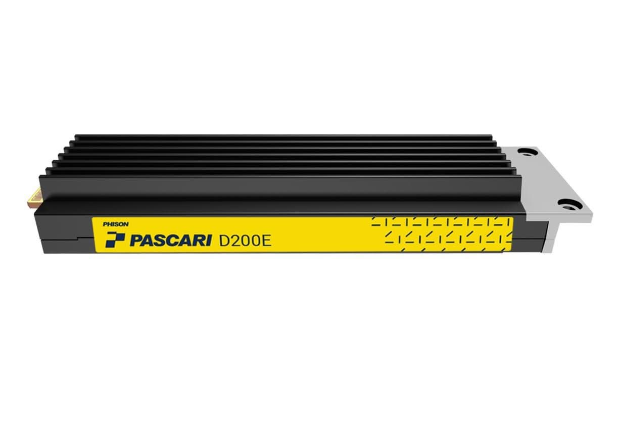 PHISON DP20AH031T60E312T0410 Pascari D200E 1.60TB EDSFF E1.S PCIe Single Port ISE SSD