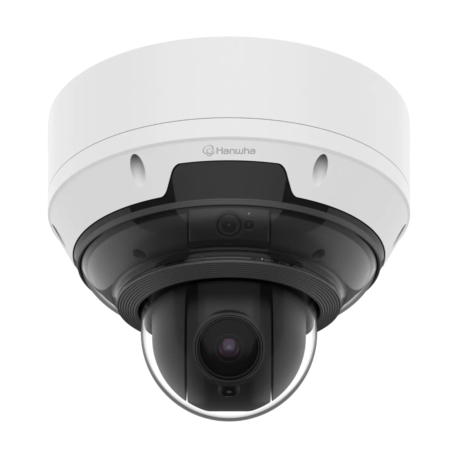 Hanwha PNM-C19183RVTP 3CH + PTZ, AI, IR Multi directional outdoor camera / 5MP x 3CH + 4MP 18x PTZ