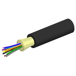 96-F IND/OUT OS2 RISER RIBBONZ-096-MP-RR-F12BK/8G1/99N/C LSZH BLACK