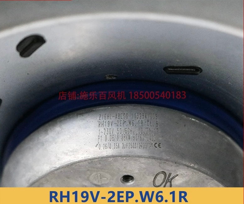 Brand new RH19V-2EP.W6.1R  ZIEHL-ABEGG centrifugal fan 1-230V 50/60HZ