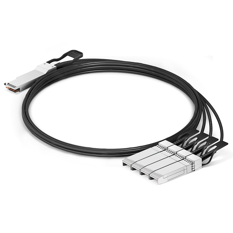 NSComm 40G QSFP+ to 4x10G SFP+ Direct Attach Copper Cable, PVC, up to 7m