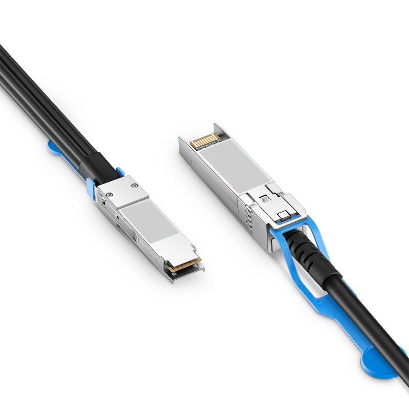 NSComm 100G QSFP28 to 4x25G SFP28 Direct Attach Copper Cable, PVC, up to 5m