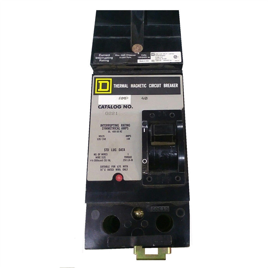 Q221200BC | Square D 200A 2-Pole 240V I-Line Molded Case Circuit Breaker