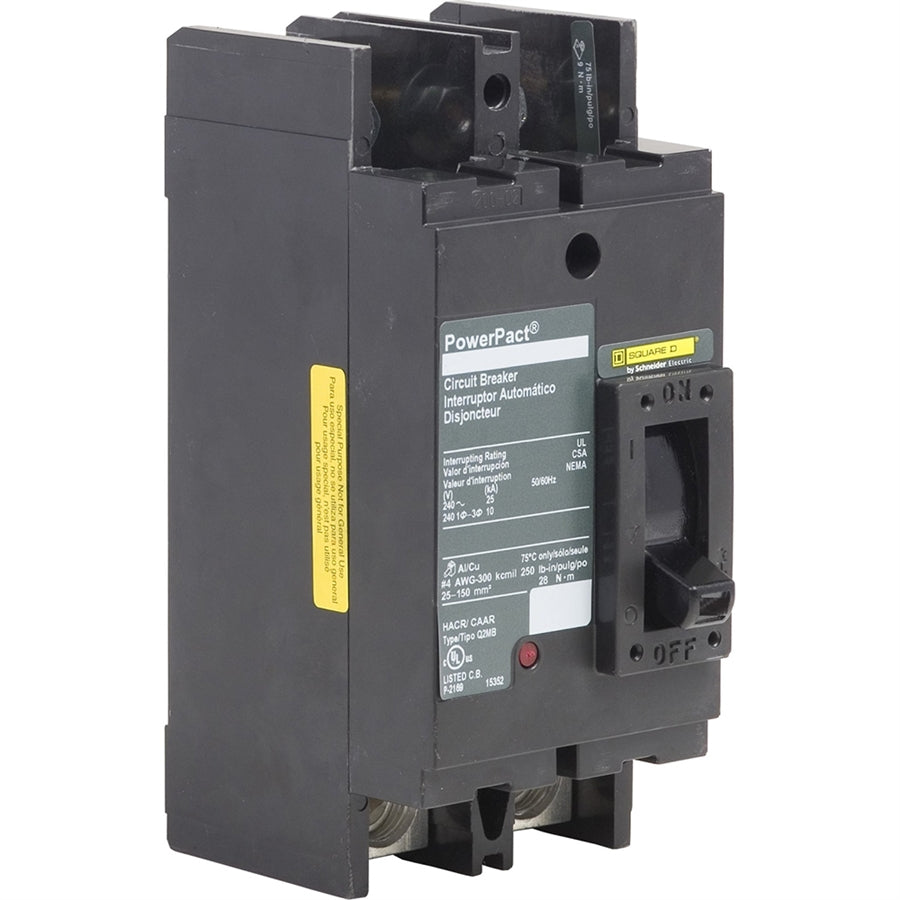 Q2M2100VH | Square D 2-Pole 100A 240VAC Molded Case Circuit Breaker