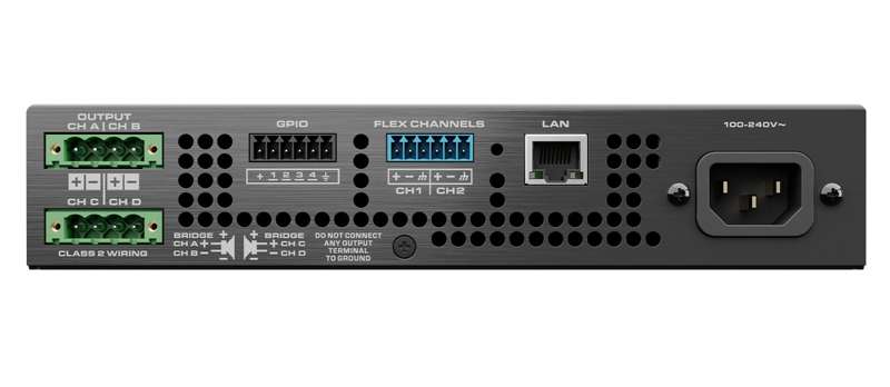 QSC SPA-Qf 60x4 Four-Channel Networked Amplifier