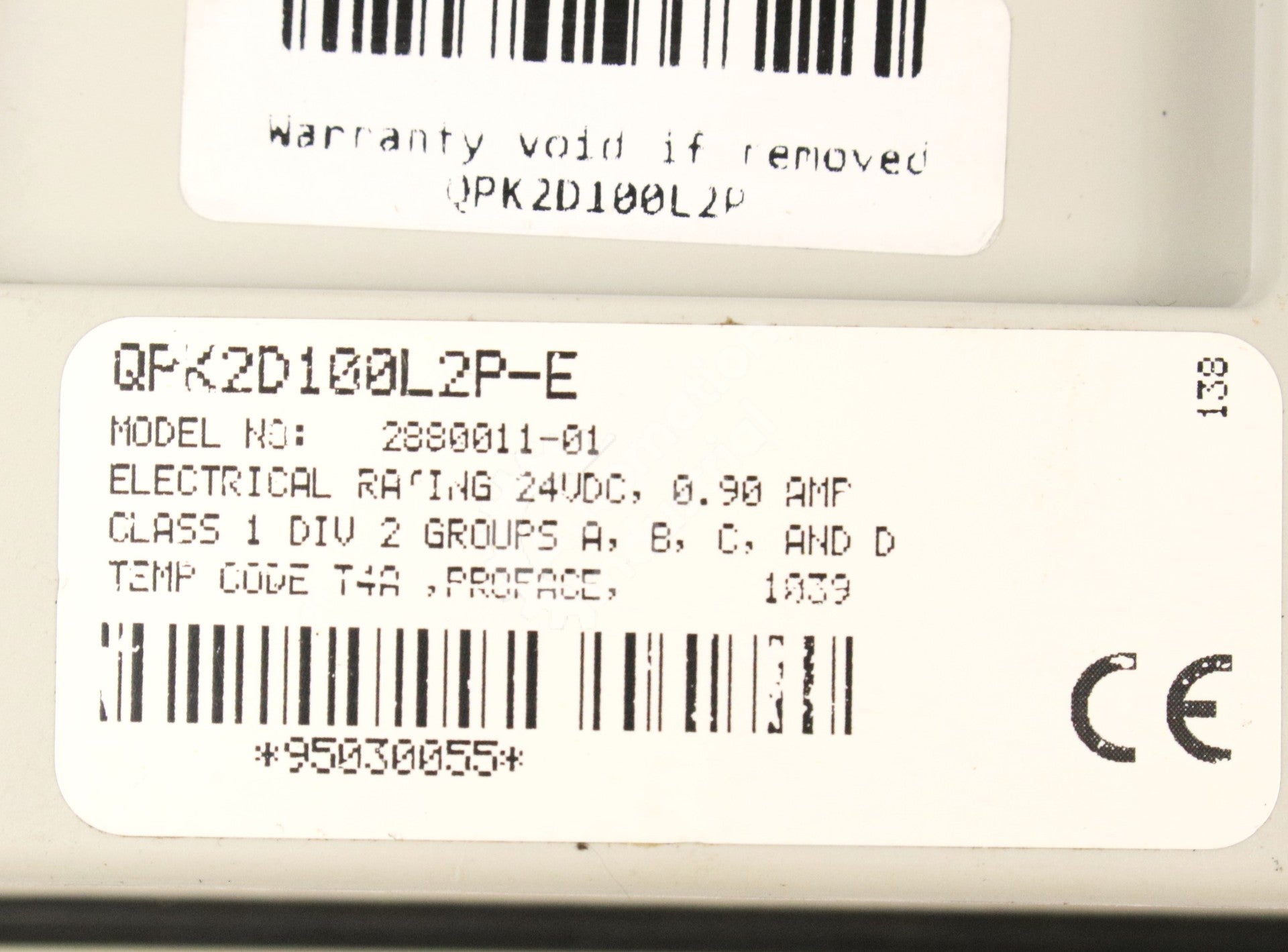 QPK2D100L2P by GE Fanuc Total Control 5.7 Inch LCD Interface QuickPanel
